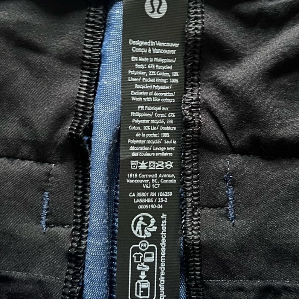 NWT LuluLinen Pleated Trouser Regular- Club Blue - Picture 8 of 11